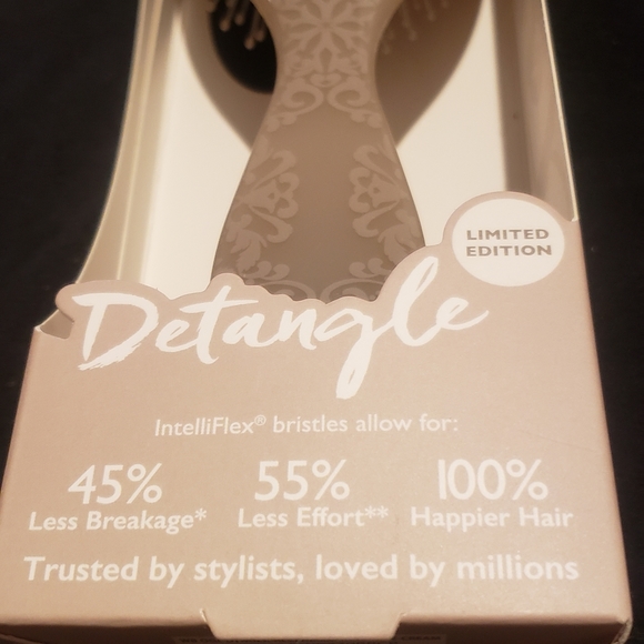 Wet Brush Original Detangler -  taupe paisley print brush - Picture 3 of 7